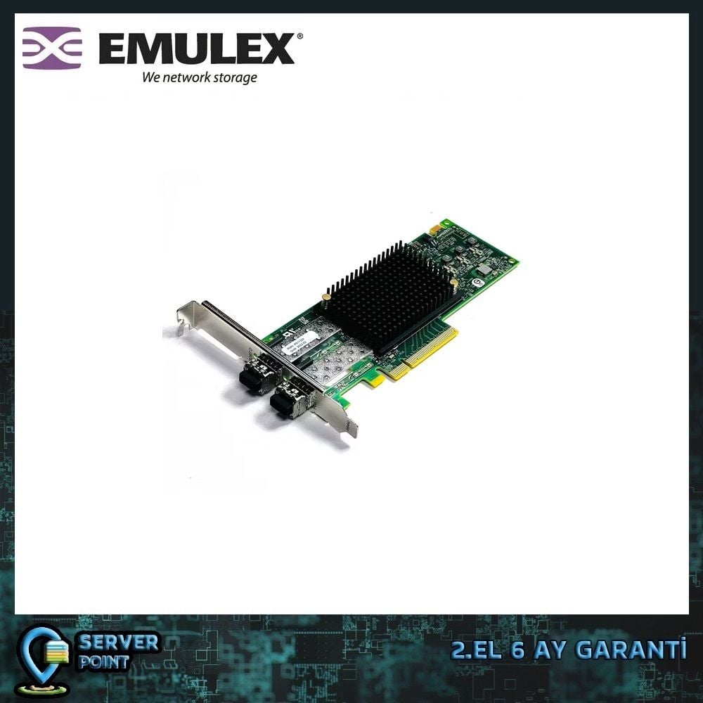 2.EL SERVER HBA KART EMULEX LPE35002 32G DUAL PORT PCI EXPRESS KART