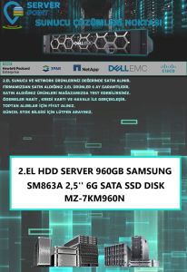 2.EL HDD SERVER 960GB SAMSUNG SM863A 2,5'' 6G SATA SSD DISK MZ-7KM960N